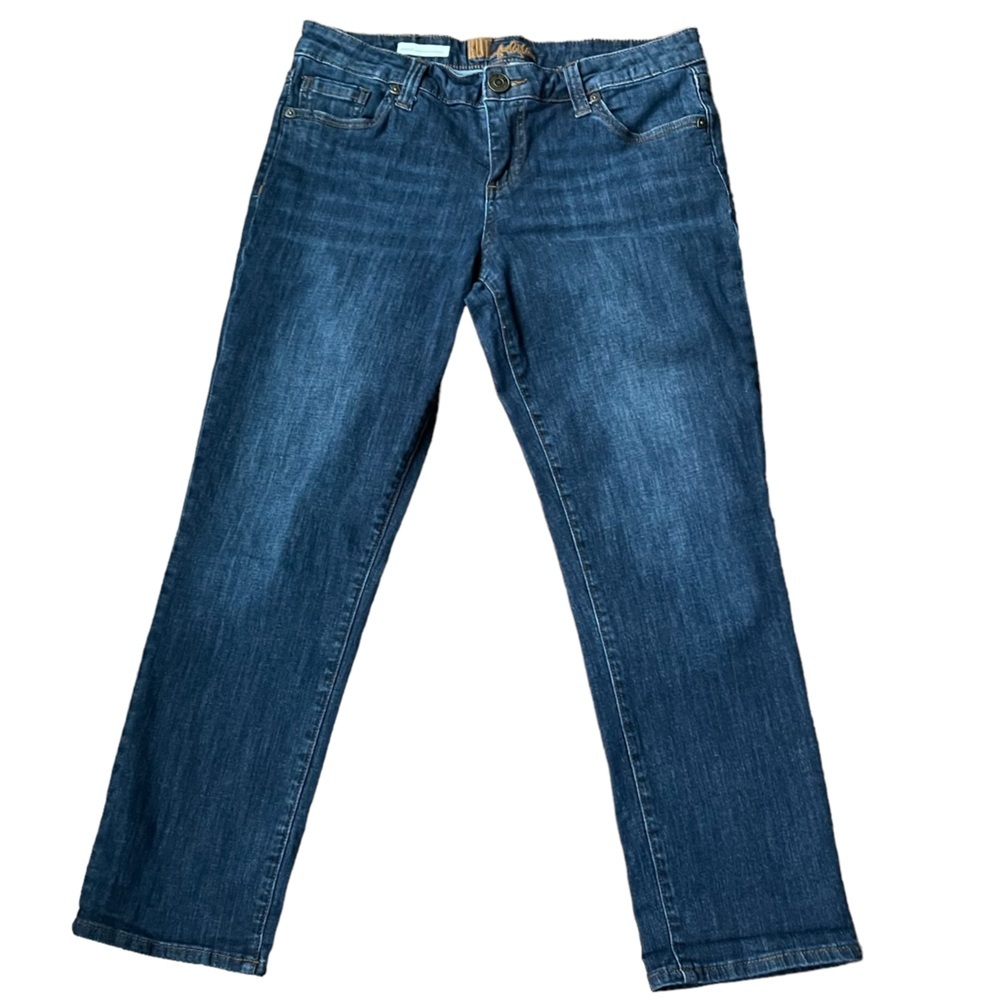 Kut from the Kloth Bardot Crop Skinny Boyfriend Jeans Size: 6